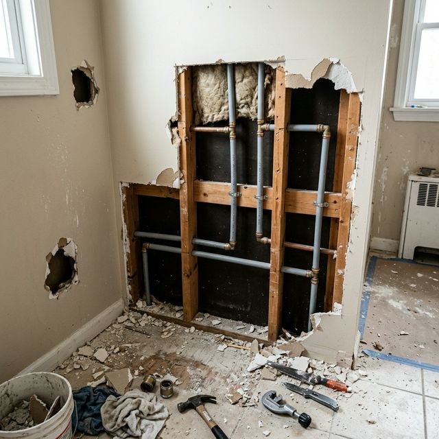 Before drywall repair